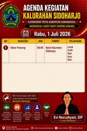 Agenda 1 Juli 2026
